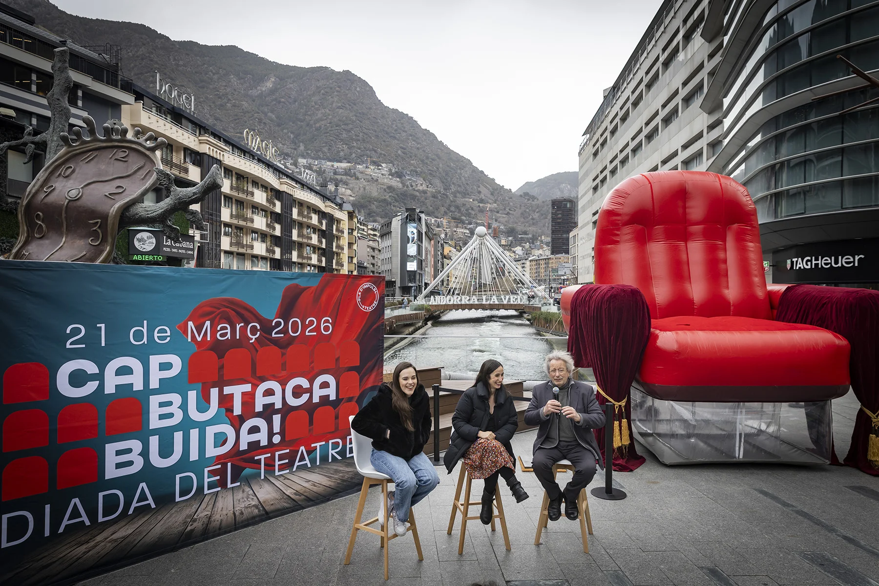 Roda de premsa de Cap Butaca Buida a Andorra - 03/03/26