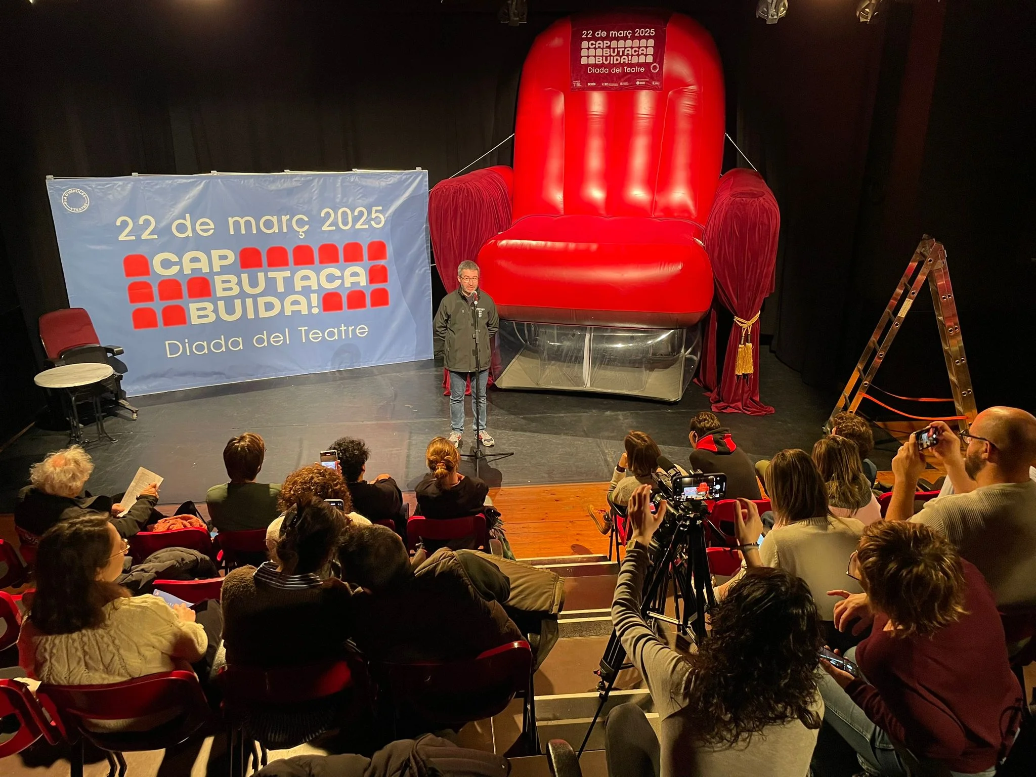 Roda de premsa a Igualada 12 de febrer