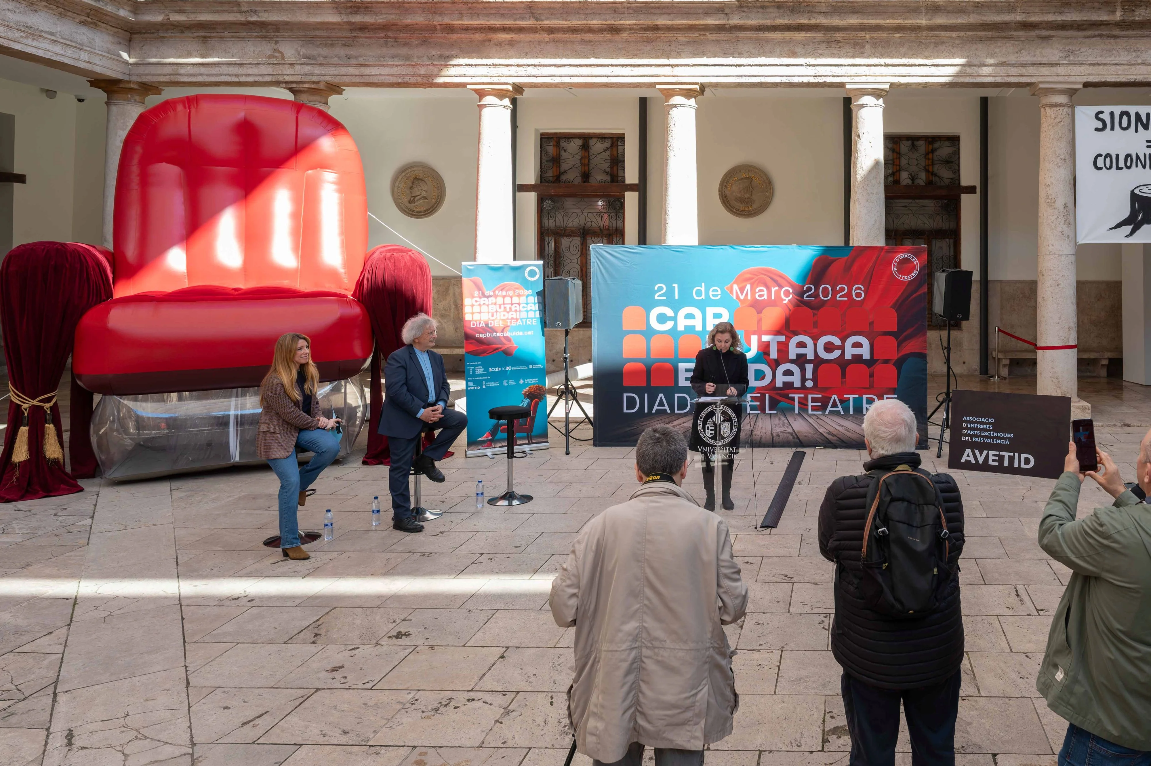 Roda de premsa 9 de març de 2026 a València | © Vicente A. Jimenez