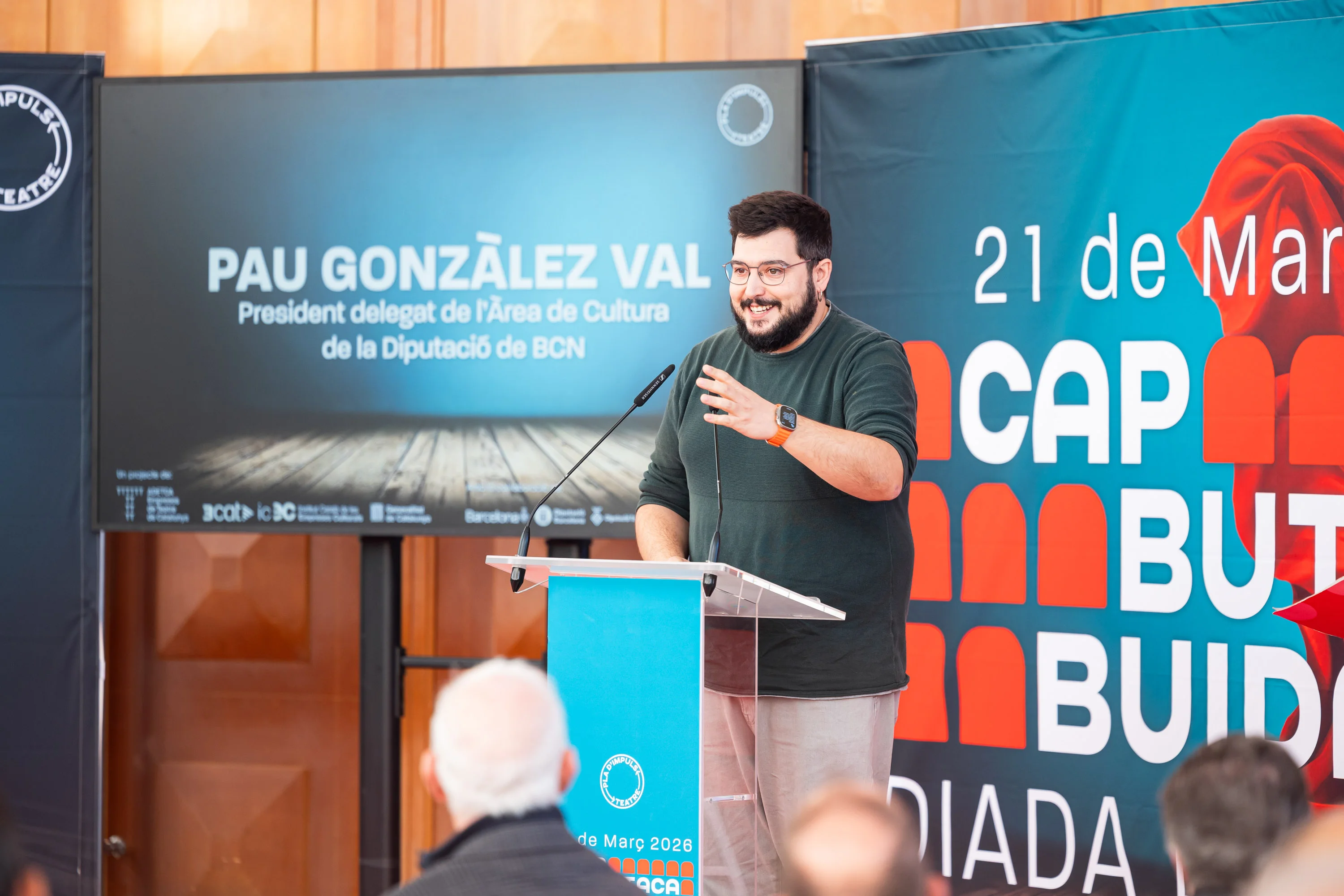 Roda de premsa 10 de desembre al TNC